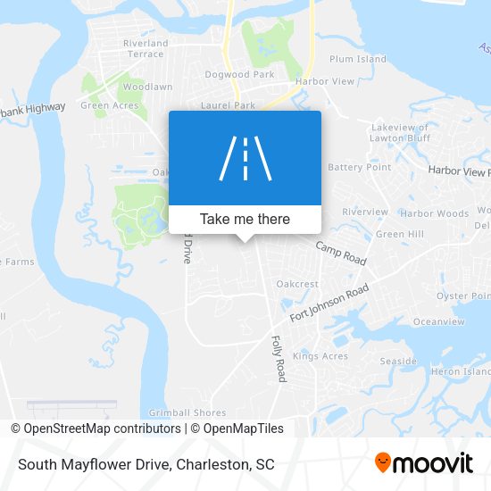 South Mayflower Drive map