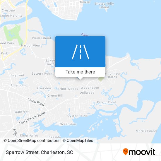 Mapa de Sparrow Street