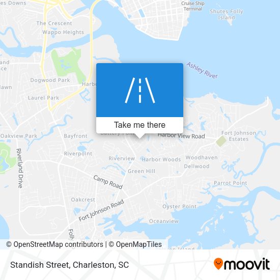 Standish Street map