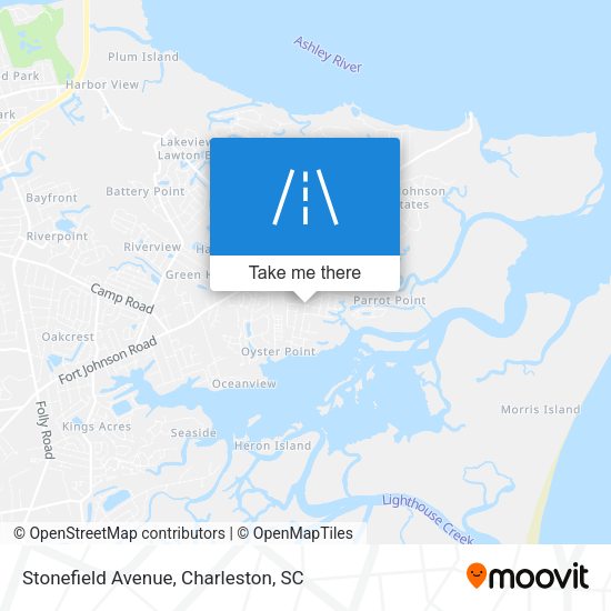 Stonefield Avenue map