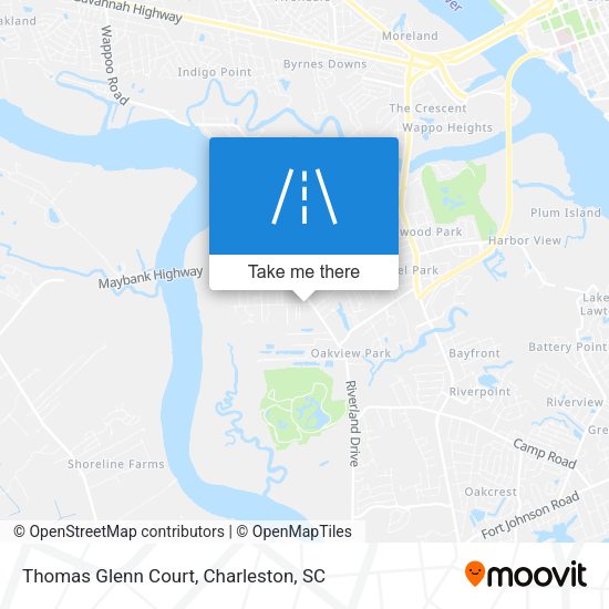Mapa de Thomas Glenn Court