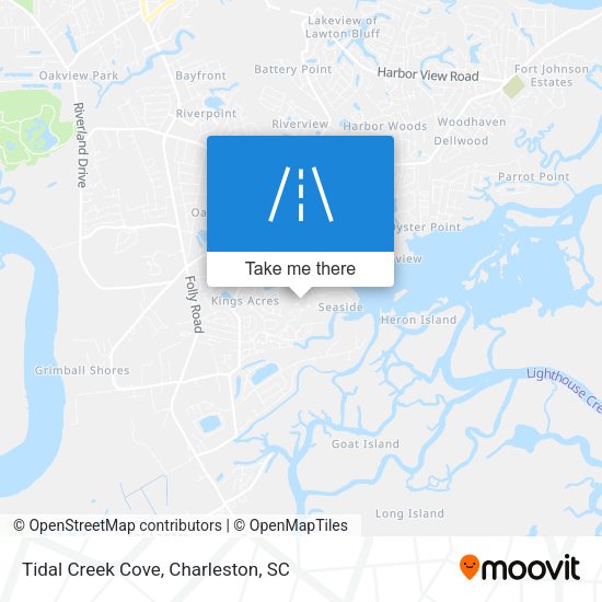 Mapa de Tidal Creek Cove