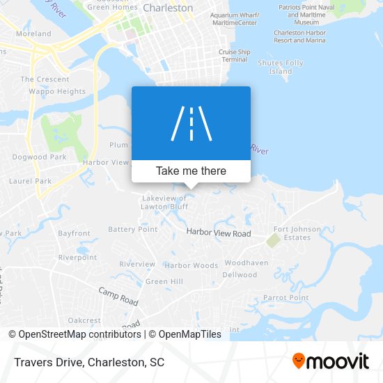 Travers Drive map