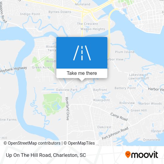 Up On The Hill Road map