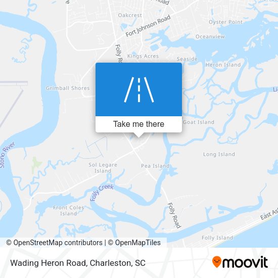 Mapa de Wading Heron Road