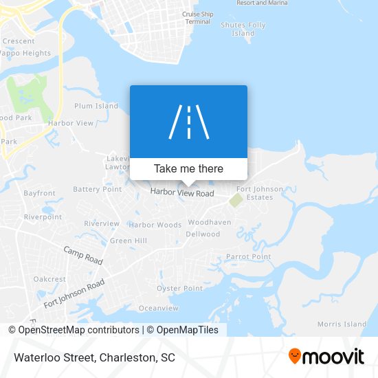 Mapa de Waterloo Street