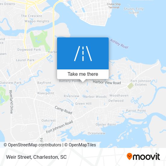Mapa de Weir Street