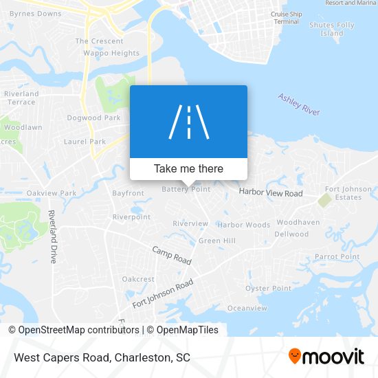 Mapa de West Capers Road