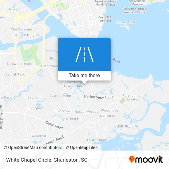 White Chapel Circle map