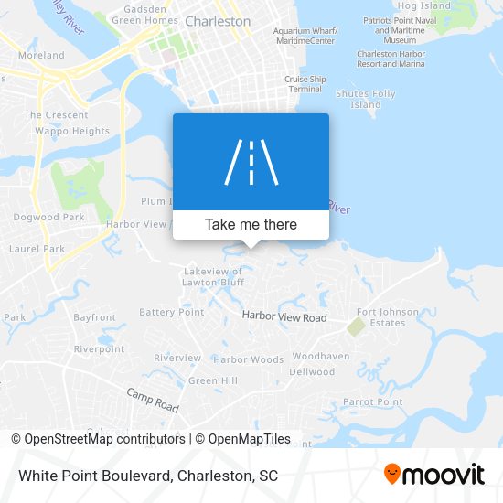 White Point Boulevard map