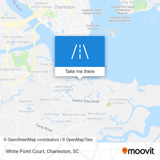White Point Court map
