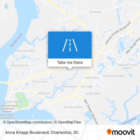 Mapa de Anna Knapp Boulevard