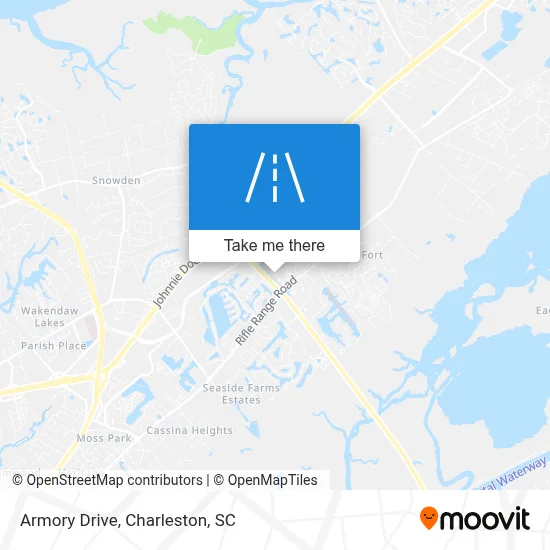 Armory Drive map