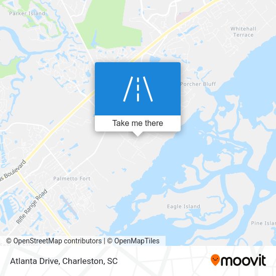 Mapa de Atlanta Drive
