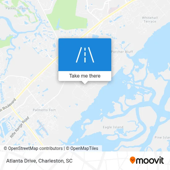 Atlanta Drive map