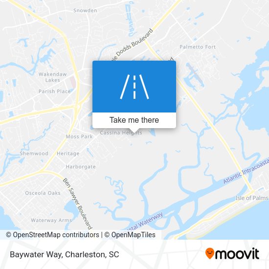 Mapa de Baywater Way