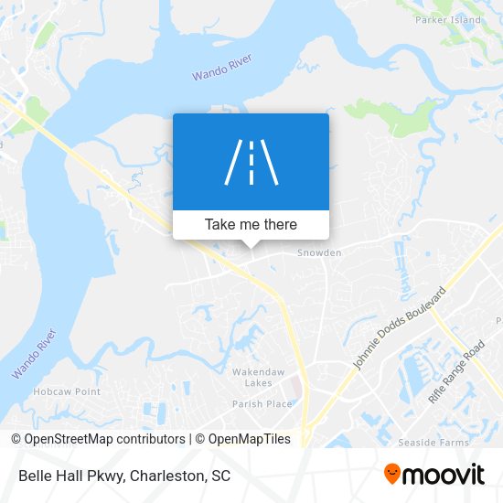 Mapa de Belle Hall Pkwy