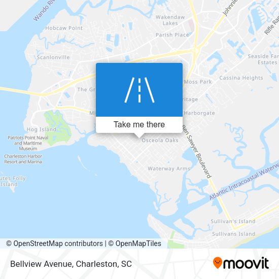 Bellview Avenue map