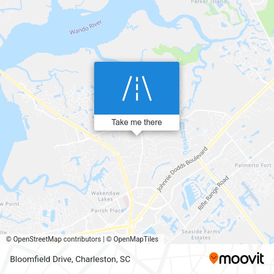 Mapa de Bloomfield Drive