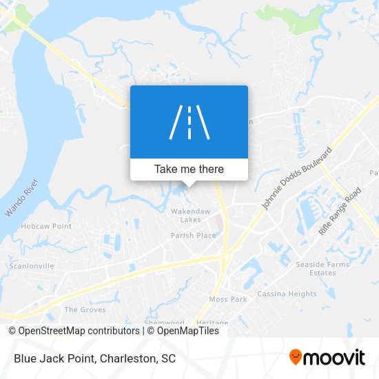 Mapa de Blue Jack Point