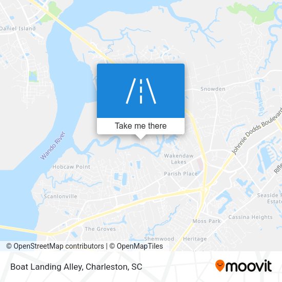 Boat Landing Alley map