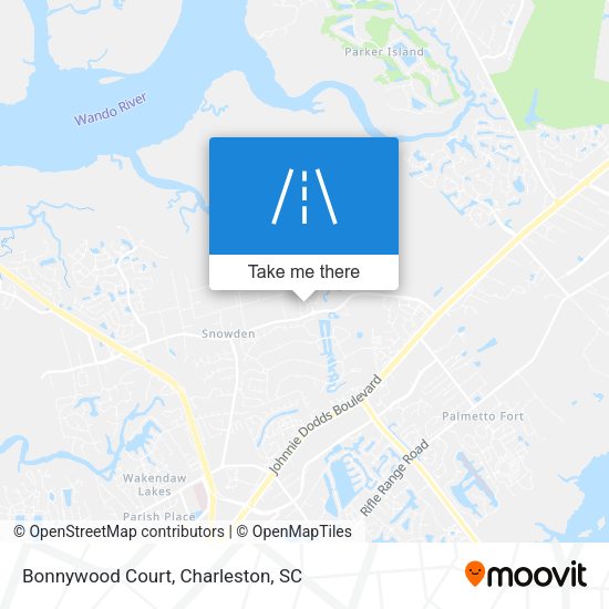 Bonnywood Court map