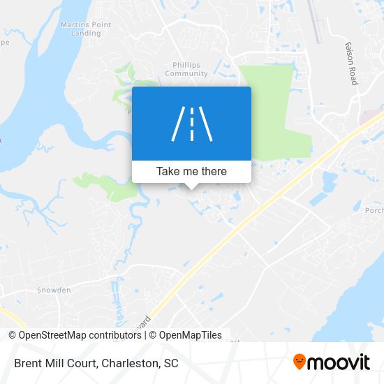 Brent Mill Court map