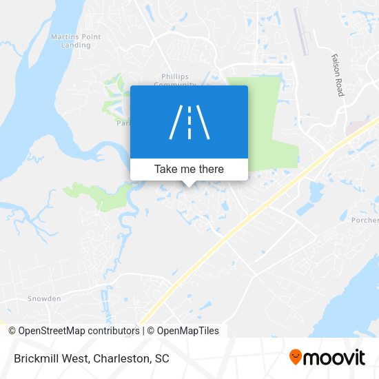 Mapa de Brickmill West