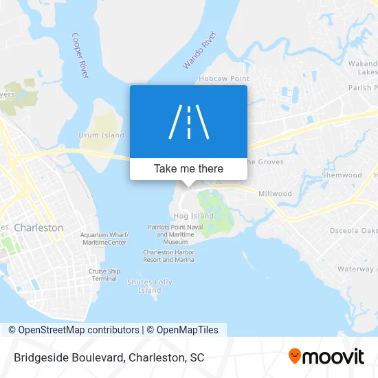 Bridgeside Boulevard map