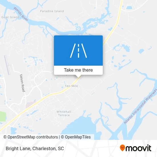 Bright Lane map