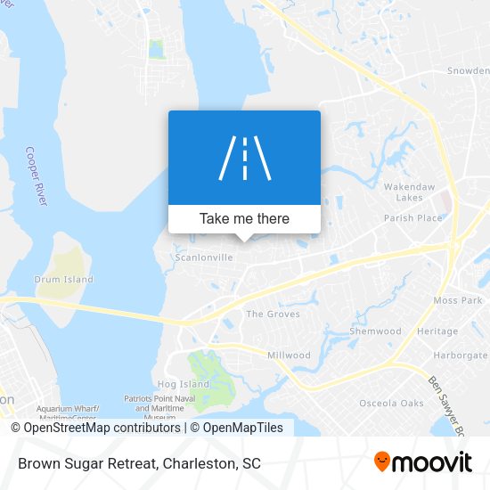 Brown Sugar Retreat map