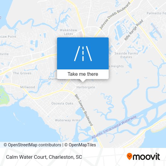 Calm Water Court map
