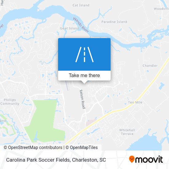 Carolina Park Soccer Fields map