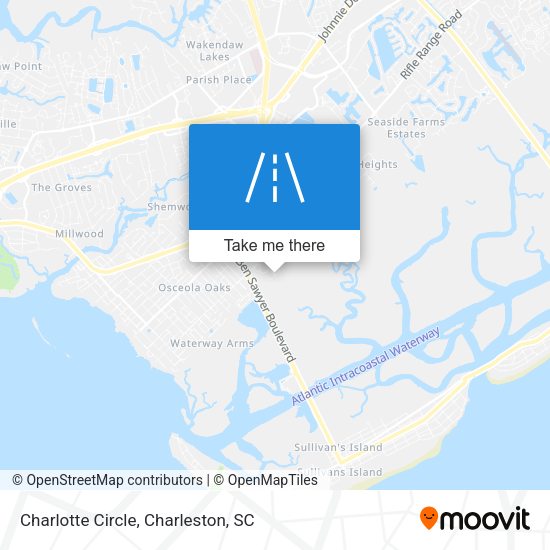 Charlotte Circle map