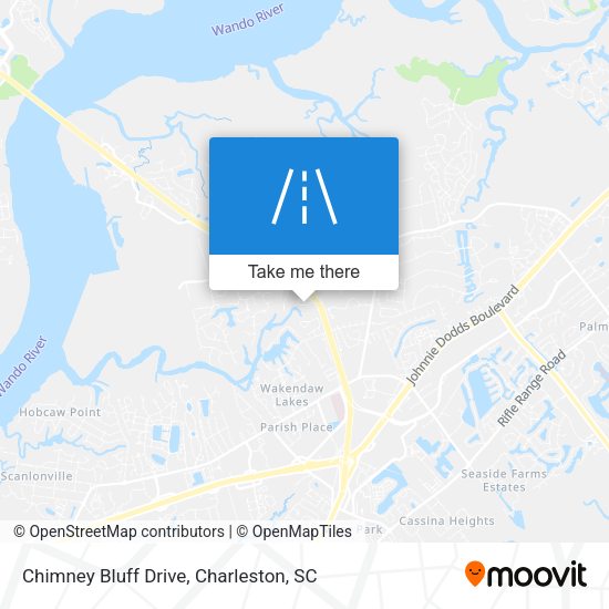 Mapa de Chimney Bluff Drive