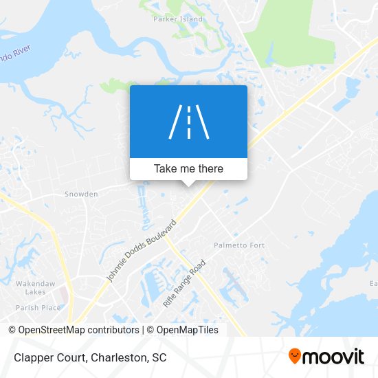 Mapa de Clapper Court
