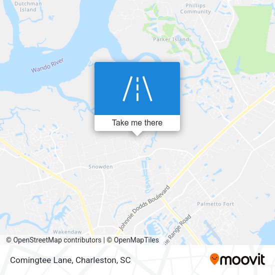 Mapa de Comingtee Lane