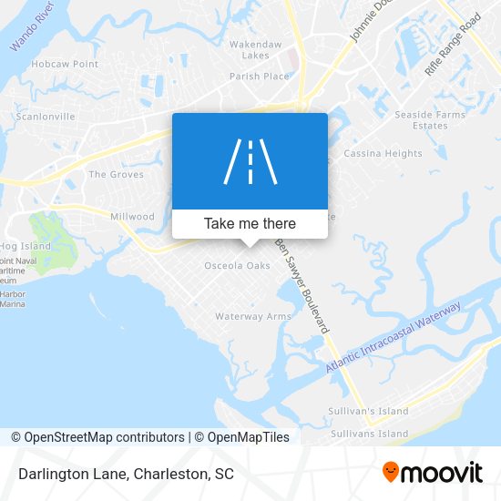 Mapa de Darlington Lane