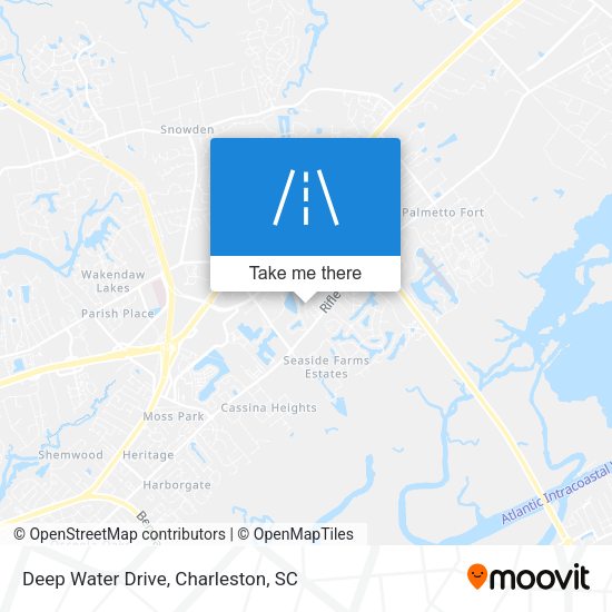 Deep Water Drive map