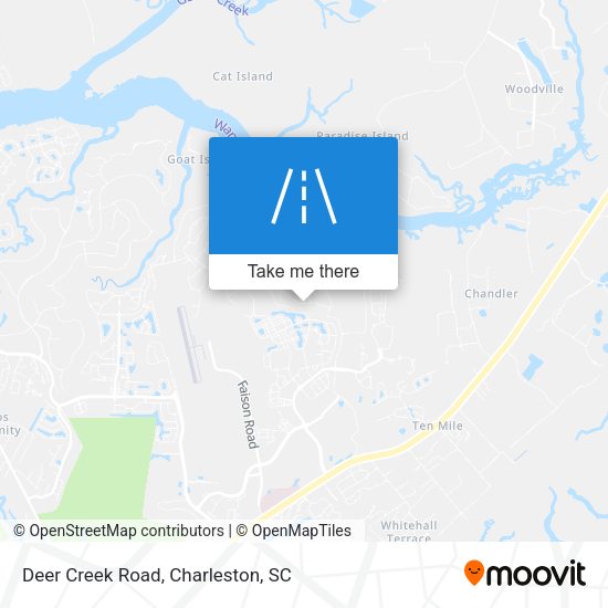 Deer Creek Road map