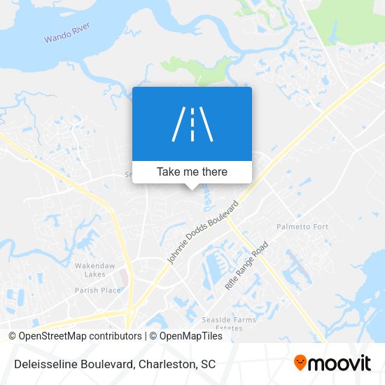 Deleisseline Boulevard map