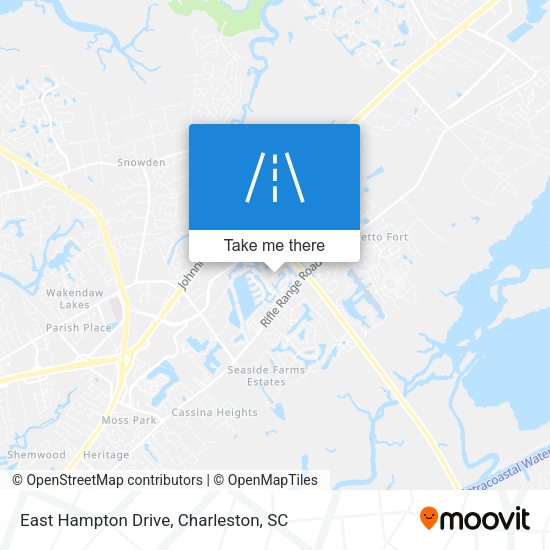 East Hampton Drive map