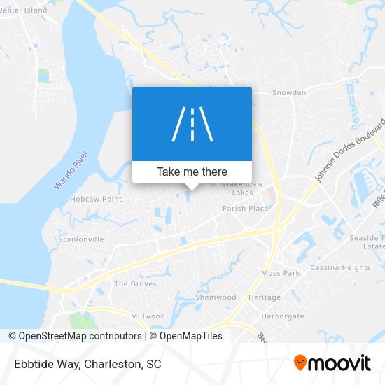 Ebbtide Way map