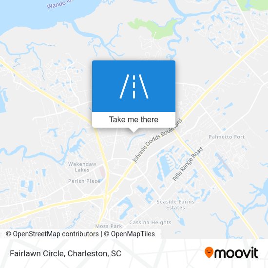 Mapa de Fairlawn Circle