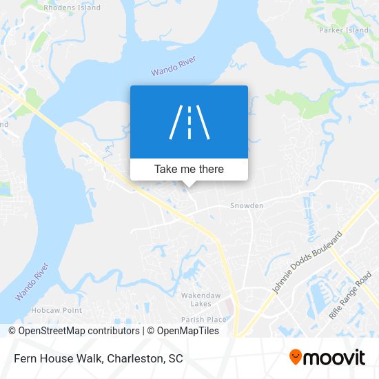 Fern House Walk map