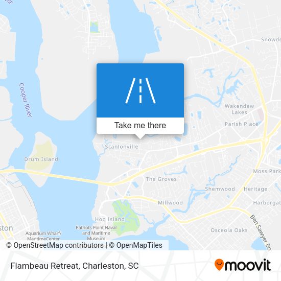 Mapa de Flambeau Retreat