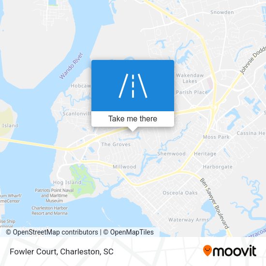 Fowler Court map