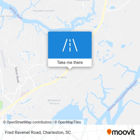 Mapa de Fred Ravenel Road