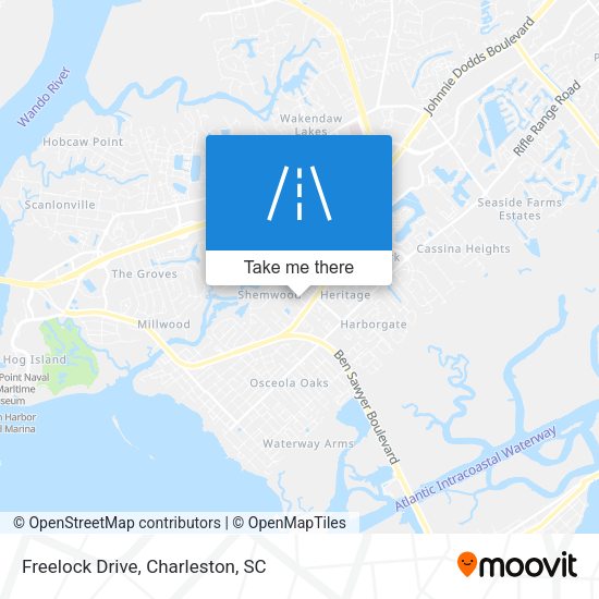 Mapa de Freelock Drive