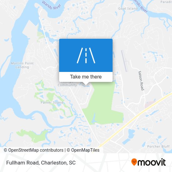 Mapa de Fullham Road